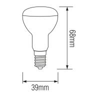 Світлодіодна лампа REFLED-4 4W E14 4200К R39, Horoz Electric, 001-039-0004-031
