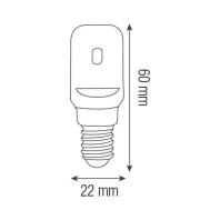 Cвітлодіодна лампа GIGA-4 4W E14 6400К, Horoz Electric, 001-046-0004-010