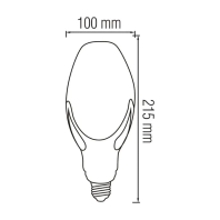Світлодіодна лампа промислова SPACE-40, Horoz Electric, 001-057-0040-010