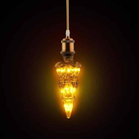 Світлодіодна лампа PINE 2W янтарна, Horoz Electric, 001-059-0002-050