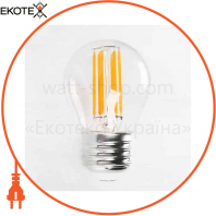 Лампа філамент LED 6W кулька Е27 2700К 700Lm 220-240V/100