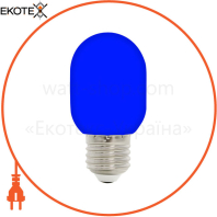 Лампа SMD LED 2W  E27 25Lm 220-240V синяя/1/200