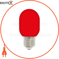 Лампа SMD LED 2W  E27 25Lm 220-240V червона/1/200