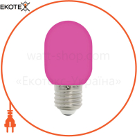 Лампа SMD LED 2W  E27 38Lm 220-240V рожева/1/200