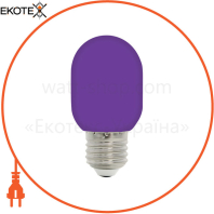 Лампа SMD LED 2W  E27 38Lm 220-240V фиолетовая/1/200