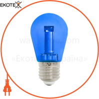 Лампа SMD LED 2W  E27 32Lm 220-240V синяя/1/200