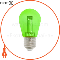 Лампа SMD LED 2W  E27 32Lm 220-240V зеленая/1/200