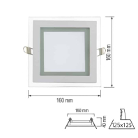 Світлодіодний світильник MARIA-12 12W 4200К, Horoz Electric, 016-015-0012-030