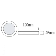 Світлодіодний світильник CARLA-16 16W 4200К, Horoz Electric, 016-058-0016-030