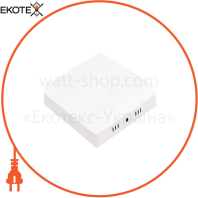 Світильник накладний LED 16W 6400K 1710Lm 100-265V 125*h45мм білий квадр./1/40