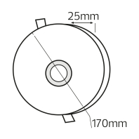 Світлодіодний світильник вбудований LED VALENTINA-24 24W 3000K-6500K білий, Horoz Electric, 016-063-0024-010