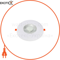 Світильник вбудований LED 36W 3000K-6500K 2880Lm 165-260V d-220 мм білий кругл./1/20