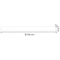 Світлодіодна люстра INNOVA3-40 40W біла, Horoz Electric, 019-033-0040-010
