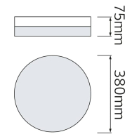 Світлодіодний світильник потолочний RADIUS-36, Horoz Electric, 027-012-0036-010