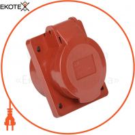 Розетка стационарная скрытая ССИ-415 3Р+Е+N 16А 380-415В IP44 IEK