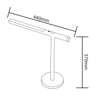 Світильник настільний LED BANU 22W білий, Horoz Electric, 049-033-0022-010