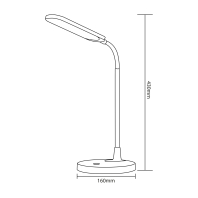 Світильник настільний LED AYLA 8W білий, Horoz Electric, 049-036-0008-010