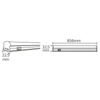 Світлодіодний світильник лінійний SIGMA-10 10W 6400K, Horoz Electric, 052-001-0090-010