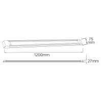 Світлодіодний світильник GAMA-80X 80W 6400K, Horoz Electric, 052-006-2150-025