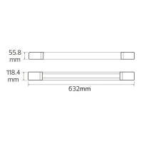 Світлодіодний світильник вологозахищений OKYANUS-36 36W 6400K, Horoz Electric, 059-005-0036-010