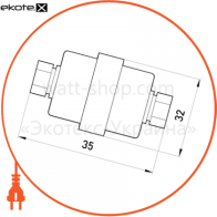 Ізолятор пластиковий e.bus.sm.stand.35, Enext, s054003