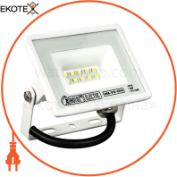 Прожектор SMD LED 10W 6400K 800Lm 175-250V IP65 белый