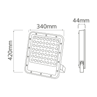 Прожектор світлодіодний FELIS-300 300W 6400К, Horoz Electric, 068-026-0300-020