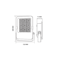 Прожектор світлодіодний BORNEO-500 500W 6400K, Horoz Electric, 068-033-0500-010