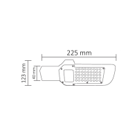 Світлодіодний світильник вуличний TEXAS-30 6400K, Horoz Electric, 074-012-0030-020
