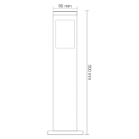 Світильник садово-парковий KAVAK/SQ-4 Е27, Horoz Electric, 075-015-0004-010