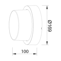 Світильник садово-парковий SUGA-12/RO 12W 4200 K, Horoz Electric, 076-021-0012-010