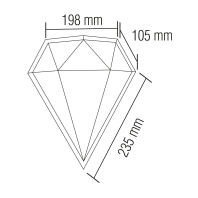 Світлодіодний світильник садово-парковий CARAT, Horoz Electric, 076-071-0012-010