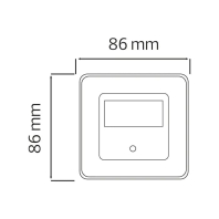 Світлодіодний світильник сходовий DIAMOND 2W (з датчиком), Horoz Electric, 079-026-0002-020