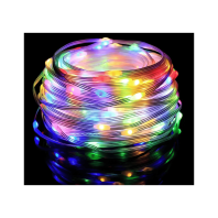 Гірлянда вулична світлодіодна вологозахищена в силіконі FAIRY-10 RGB, Horoz Electric, 080-003-0010-010