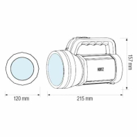Ліхтарик ручний RAUL-7 7W, Horoz Electric, 084-035-0007-010