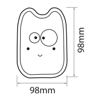 Нічник led SCOOBY салатовий, Horoz Electric, 085-004-0001-010