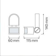 Датчик CORONA білий, Horoz Electric, 088-001-0002-010
