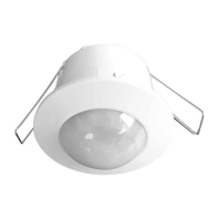 Датчик движения 1200W 220-240V IP20 360гр. встроенный белый