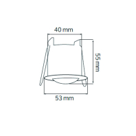 Датчик DUSTER білий, Horoz Electric, 088-003-0001-010