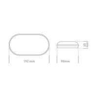Світильник світлодіодний GLOBAL 1-GBH-02-1250-E 12W 5000K, Global, 1-GBH-02-1250-E