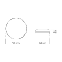 Світильник світлодіодний GLOBAL 1-GBH-02-1550-C 15W 5000K, Global, 1-GBH-02-1550-C