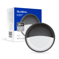 Антивандальний LED-світильник GLOBAL 1-GBH-07-2050-C 20W 5000K, Global, 1-GBH-07-2050-C