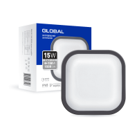 Антивандальний LED-світильник GLOBAL 1-GBH-08-1550-S 15W 5000K, Global, 1-GBH-08-1550-S