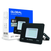 Прожектор светодиодный GLOBAL 30W, 6000K