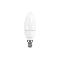 LED лампа GLOBAL C37 CL-F 5W яскраве світло E14 (1-GBL-134), Global, 1-GBL-134