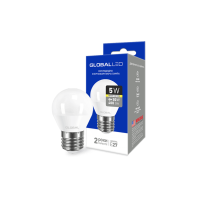 LED лампа Global G45 F 5W тепле світло E27 (1-GBL-141)