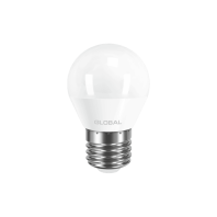 LED лампа Global G45 F 5W тепле світло E27 (1-GBL-141), Global, 1-GBL-141