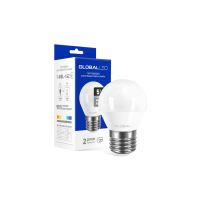 LED лампа Global G45 F 5W яркий свет E27 1-GBL-142-02