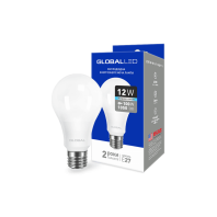 LED лампа GLOBAL A60 12W яскраве світло E27 (1-GBL-166), Global, 1-GBL-166