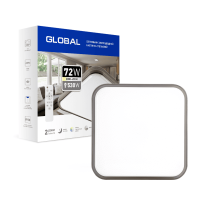 Функціональний настінно-стельовий світильник GLOBAL Functional Light 72W 3000-6500K 02-S, Global, 1-GFN-72TW-02-S